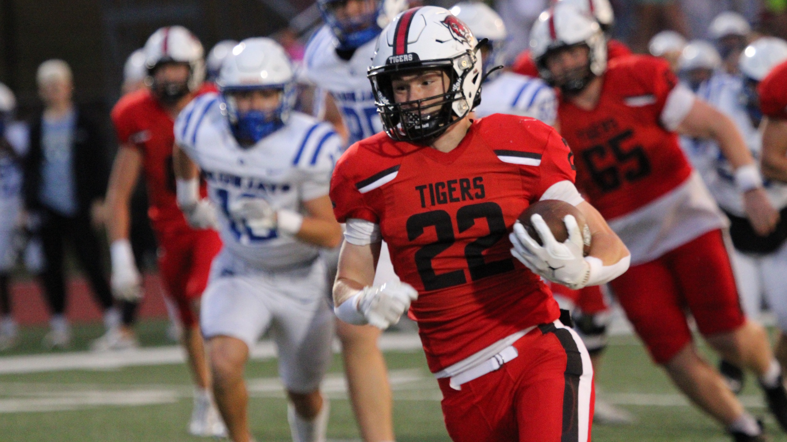 Tigers Blank Bluejays 48-0 in Homecoming Win