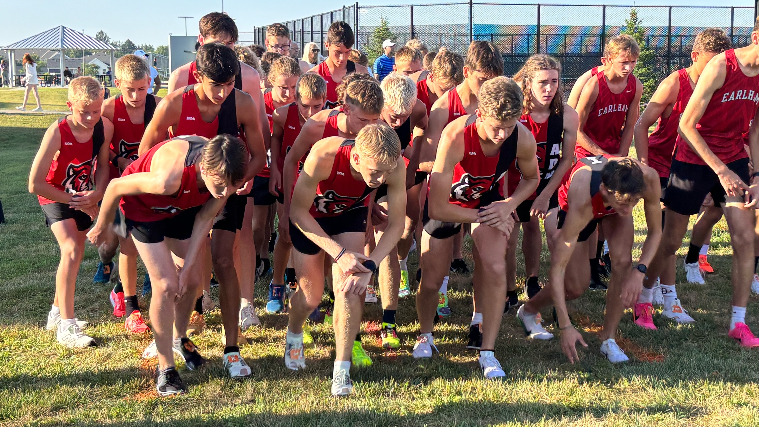 Boys XC Opens Season at Johnston