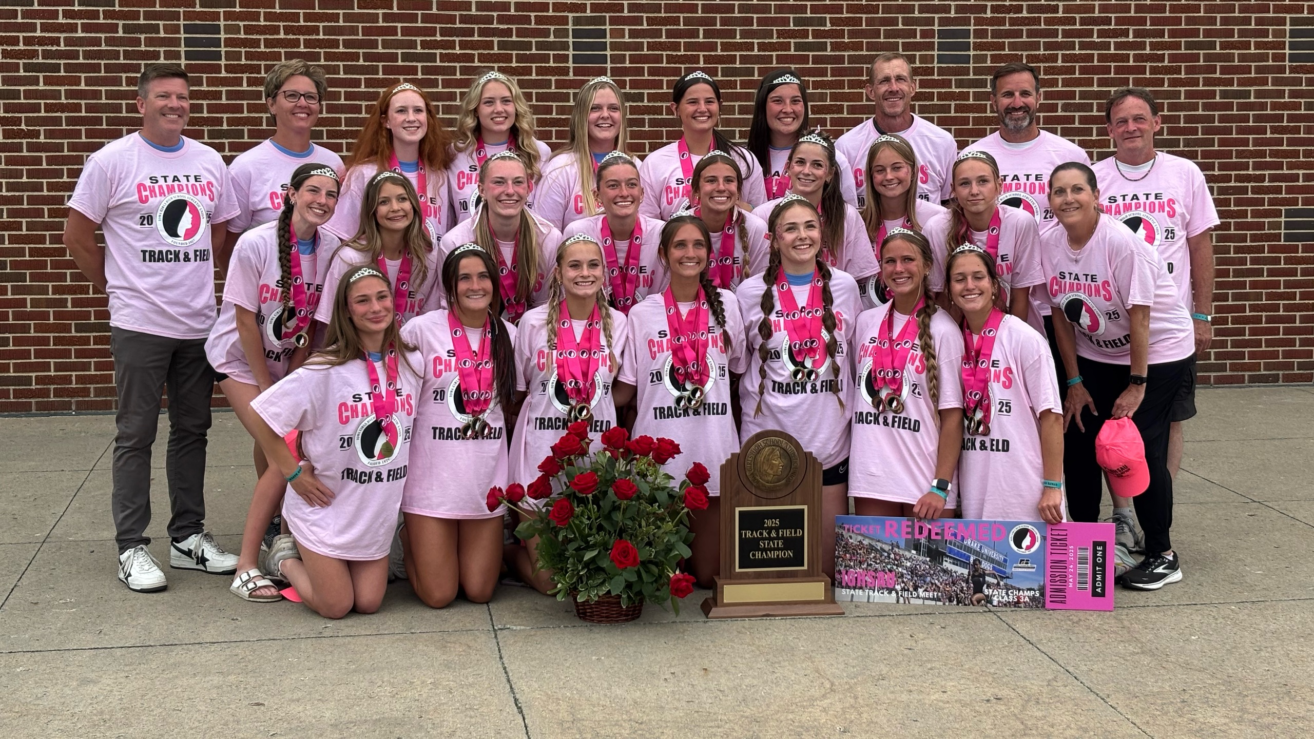 STATE CHAMPS!  Girls Track & Field Repeats